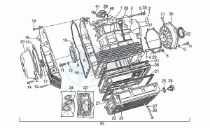 California III 1000 Iniezione Iniezione drawing Crankcase