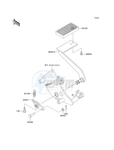 VN 800 E [VULCAN 800 DRIFTER] (E6F) E6F drawing BRAKE PEDAL_TORQUE LINK