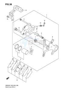 RM250 (E3-E28) drawing REAR CALIPER