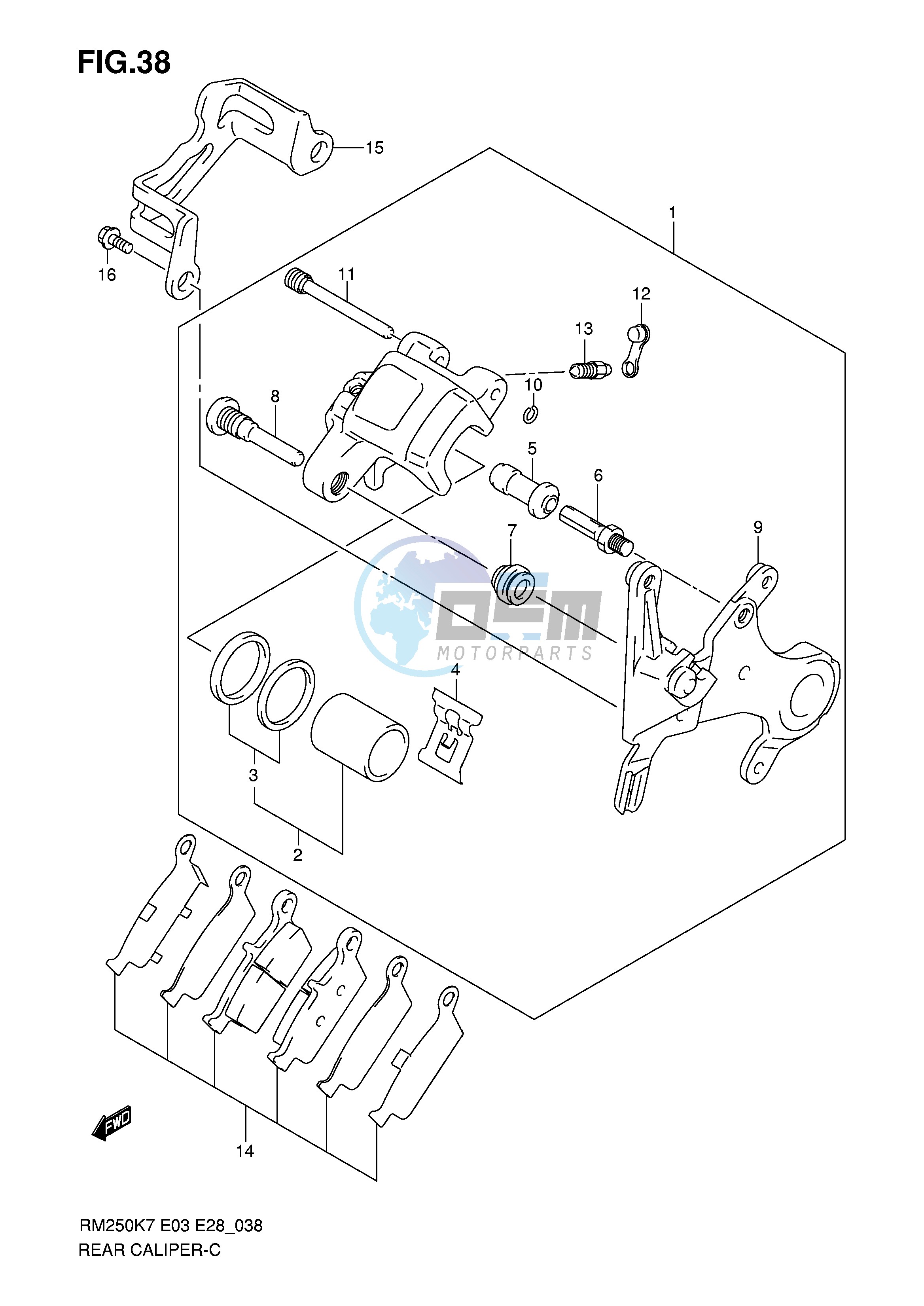 REAR CALIPER