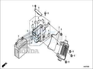 NSC110MPDH UK - (E) drawing BATTERY/ECU