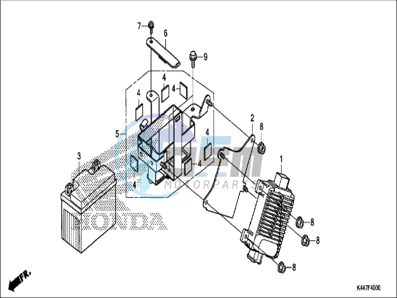 BATTERY/ECU