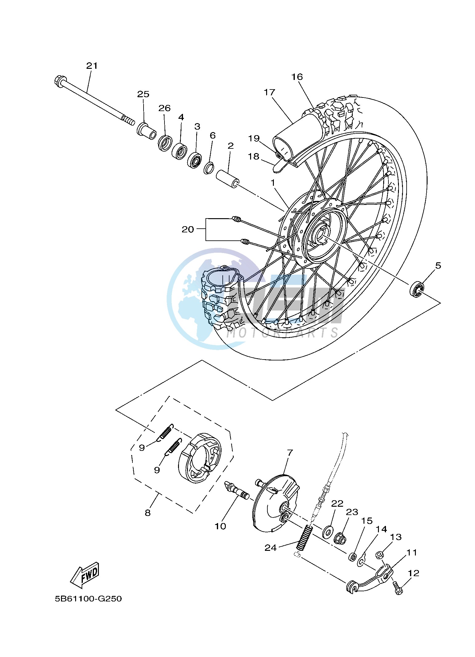 FRONT WHEEL