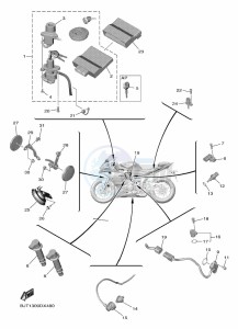 YZF690 YZF-R7 (BEBG) drawing ELECTRICAL 2