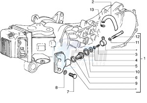 Liberty 125 drawing Oil drain valve