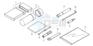 TRX450ER drawing TOOLS