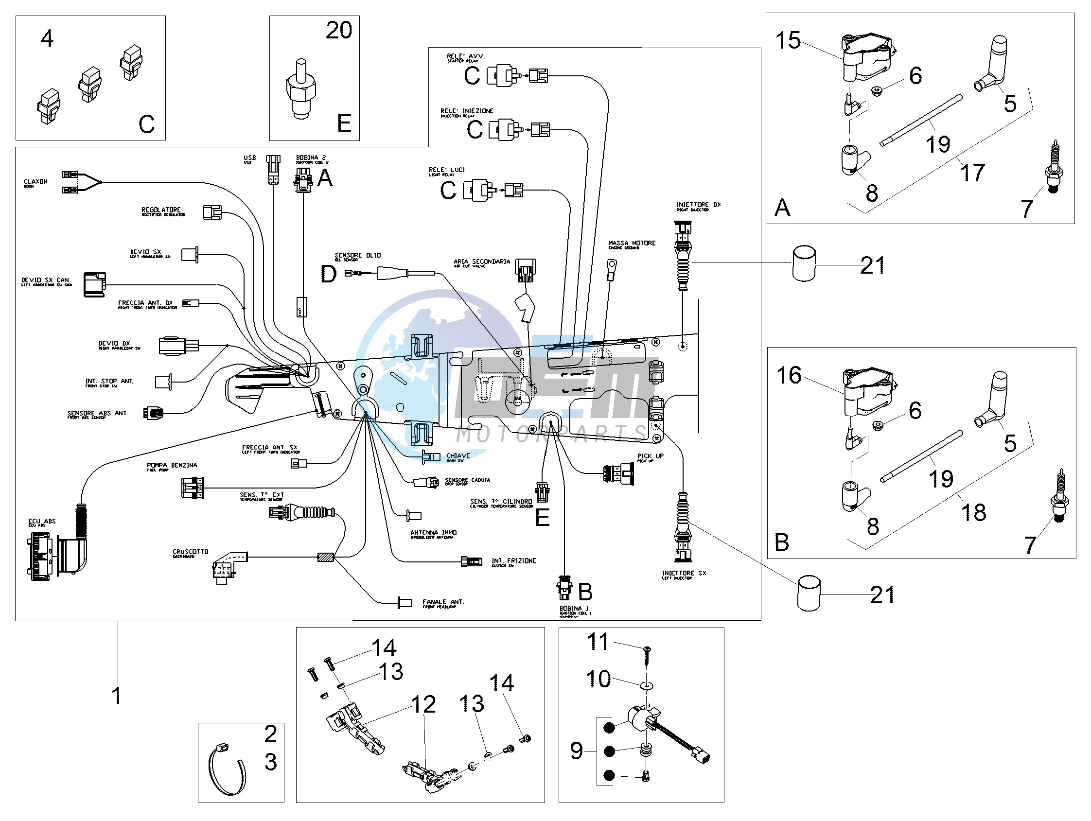 Central electrical system