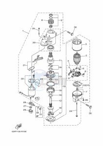 FL150DET drawing STARTER-MOTOR