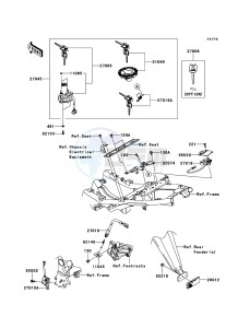 NINJA 250R EX250KBFA GB XX (EU ME A(FRICA) drawing Ignition Switch