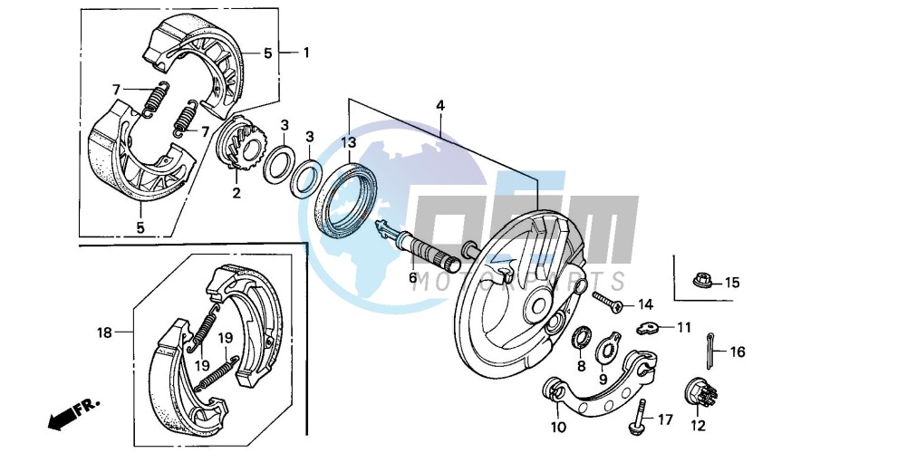 FRONT BRAKE PANEL