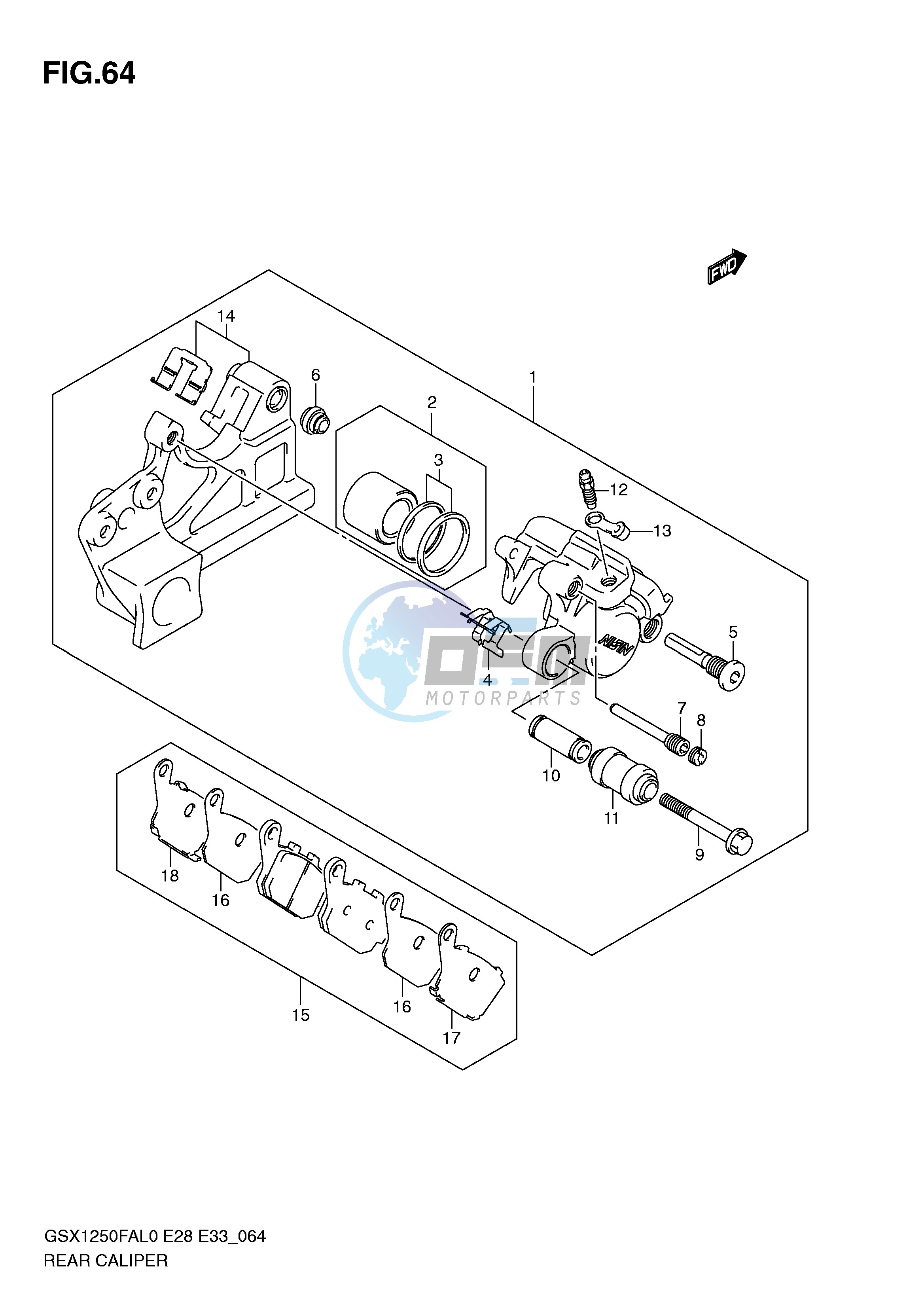 REAR CALIPER