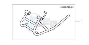 VT600CD drawing MAINTENANCE STAND