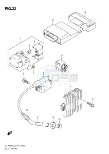 LT-A750X (P17) drawing ELECTRICAL (LT-A750XL1 P24)