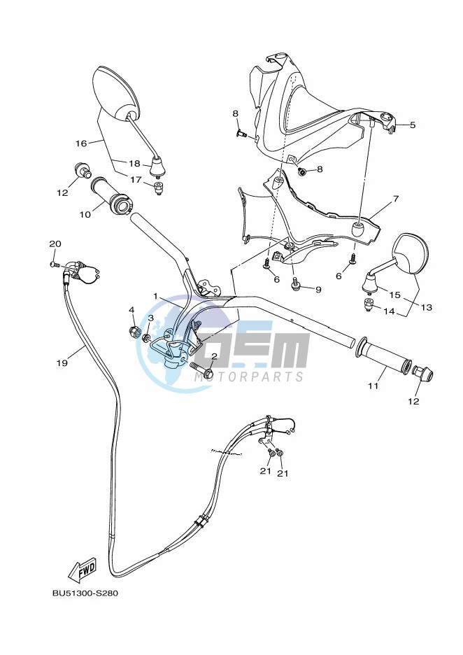 STEERING HANDLE & CABLE