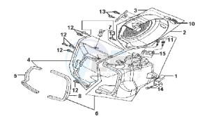 MEGALO 125 E2 drawing SHROUD-FAN COVER