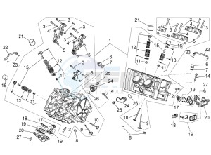 TUONO 1100 V4 RR E4 ABS (NAFTA) drawing Cylinder head - valves