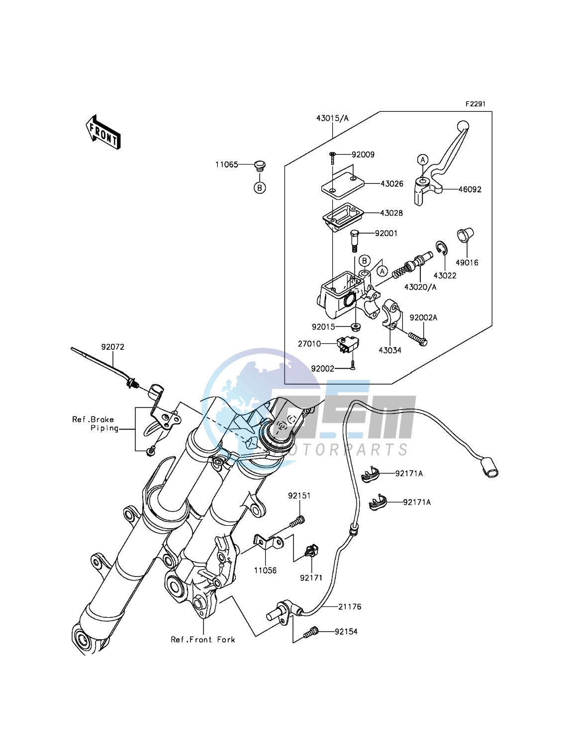 Front Master Cylinder