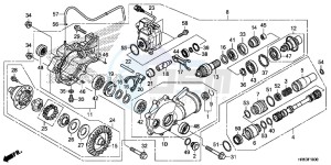 TRX500FM5H Europe Direct - (ED) drawing FRONT FINAL GEAR