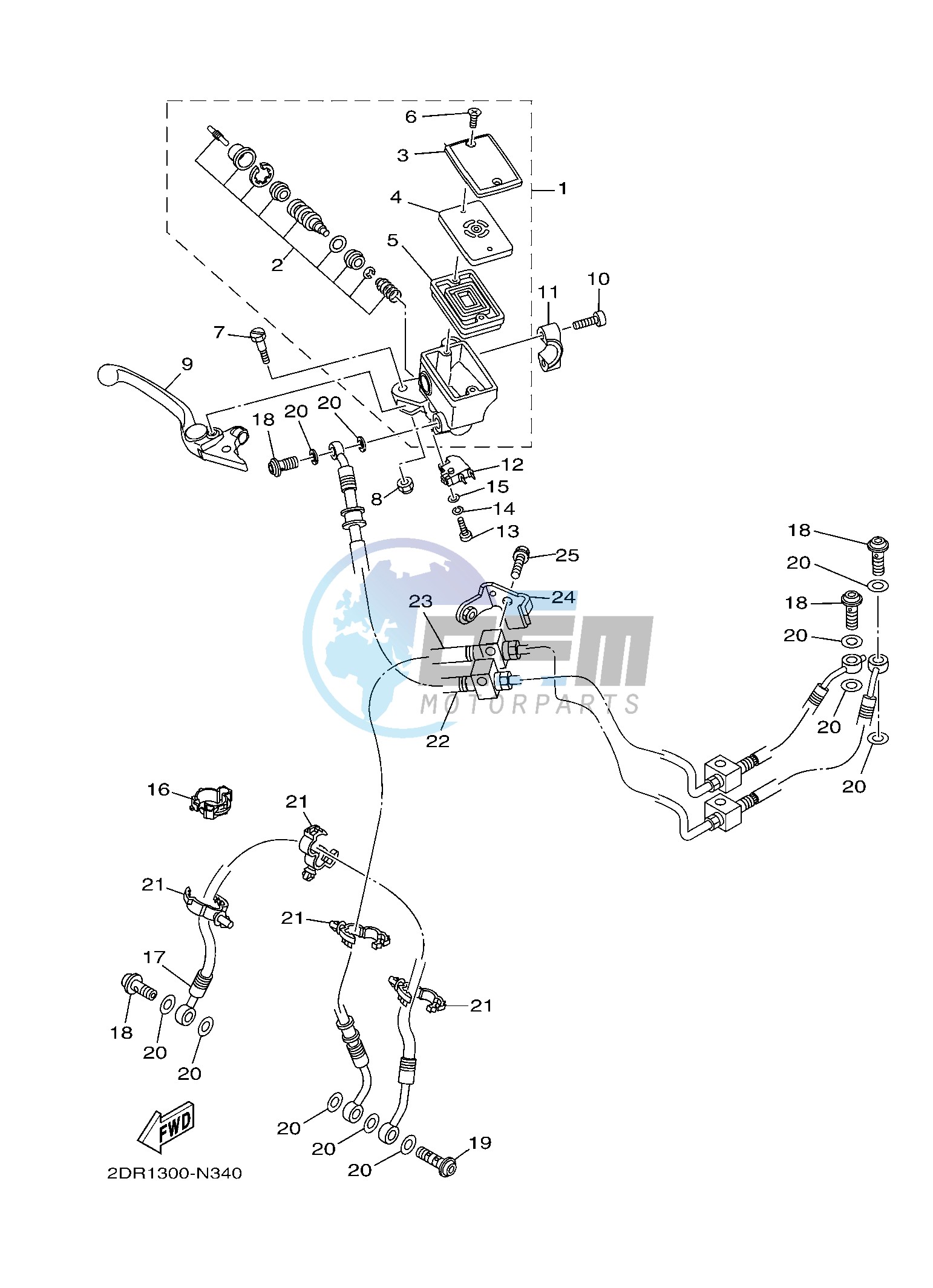 FRONT MASTER CYLINDER