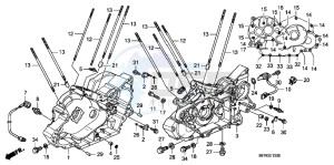 VT1300CXAC drawing CRANKCASE