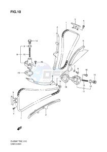 DL650 ABS V-STROM EU-UK drawing CAM CHAIN