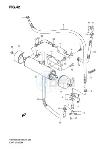 VS1400 (E3-E28) INTRUDER drawing EVAP SYSTEM (E33)