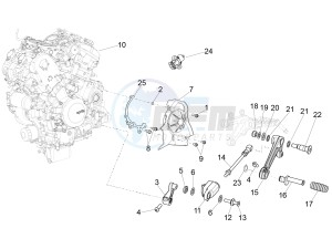 RSV4 1000 RR (EMEA) (EU, IL) drawing Engine-Completing part-Lever