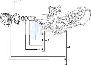 Free pptt 50 drawing Cylinder-piston-wrist pin assy