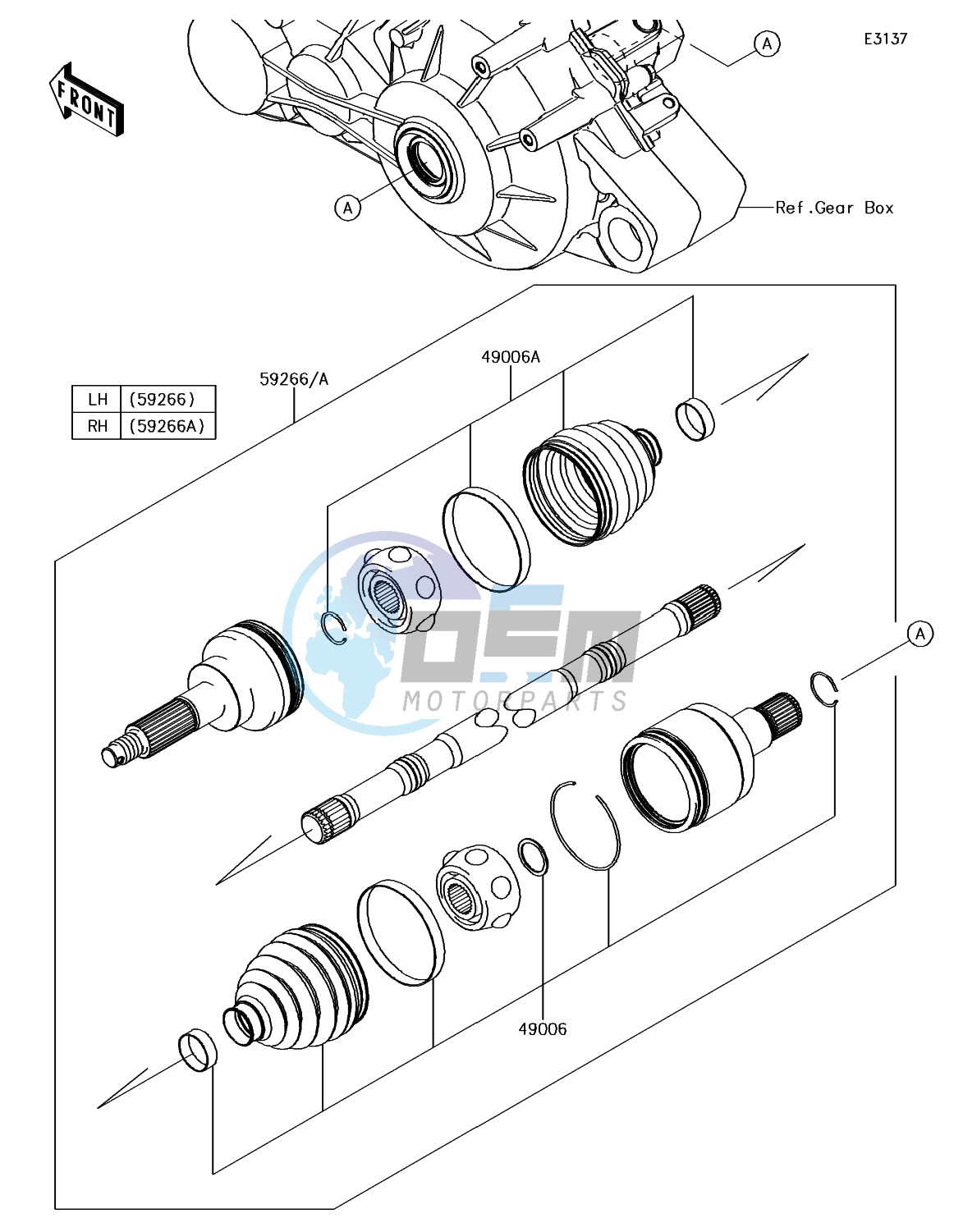 Drive Shaft-Rear