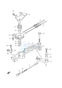 DF 175 drawing Throttle Rod