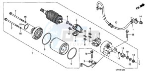 XL700VA9 Europe Direct - (ED / ABS) drawing STARTING MOTOR