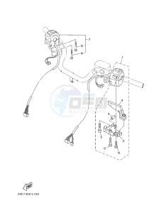 XP500 TMAX T-MAX 530 (2PW1) drawing HANDLE SWITCH & LEVER