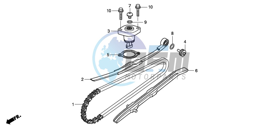 CAM CHAIN/TENSIONER