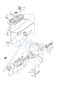 DF 8A drawing Gear Case