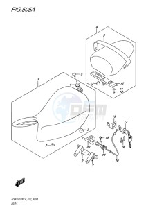 GSX-S1000 EU drawing SEAT