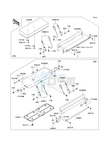 KAF 950 C [MULE 3010 TRANS4X4 DIESEL] (C7F) C7F drawing SEAT