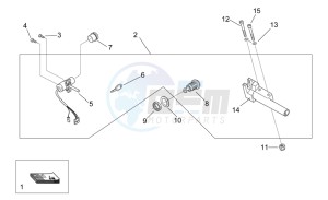 Scarabeo 50 2t (eng. Minarelli) drawing Old version air box