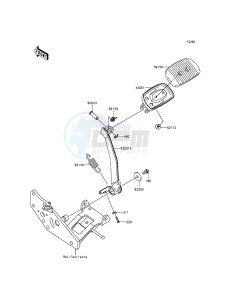 VULCAN 1700 NOMAD ABS VN1700DGF GB XX (EU ME A(FRICA) drawing Brake Pedal