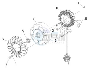 LX 50 2T drawing Flywheel magneto