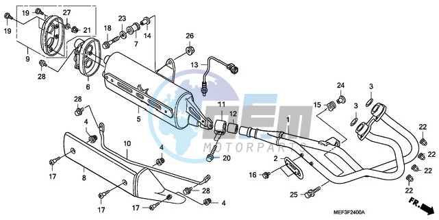 EXHAUST MUFFLER