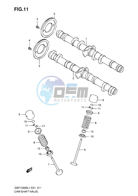 CAM SHAFT-VALVE