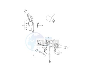 XT Z TENERE 660 drawing HANDLE SWITCH AND LEVER