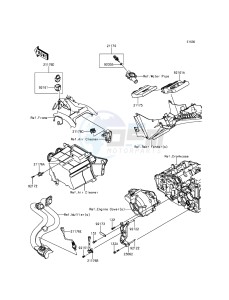 Z300 ER300AGF XX (EU ME A(FRICA) drawing Fuel Injection