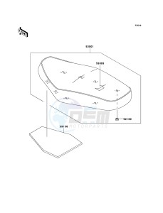 W650 EJ650C6F GB XX (EU ME A(FRICA) drawing Seat