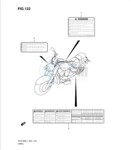 VLR1800 drawing LABEL (VLR1800TL1 E19)