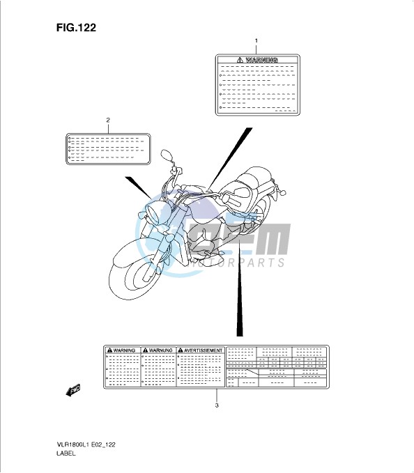 LABEL (VLR1800TL1 E19)