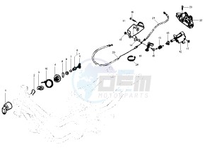 X9 EVOLUTION 500 drawing Locks