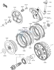 VULCAN S ABS EN650EHF XX (EU ME A(FRICA) drawing Clutch