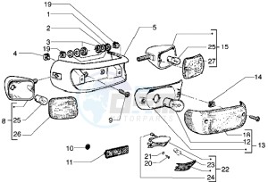 free 100 drawing Rear tail lamp