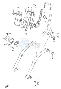 VS600GL (E2) INTRUDER drawing PILLION RIDER HANDLE (MODEL S)